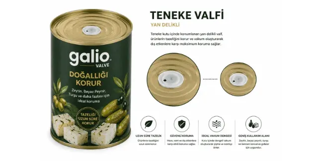 Zeytin, Peynir ve Turşu Tenekelerinde Valf Ne İşe Yarar?